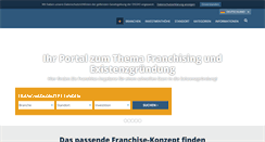 Desktop Screenshot of franchisedirekt.com